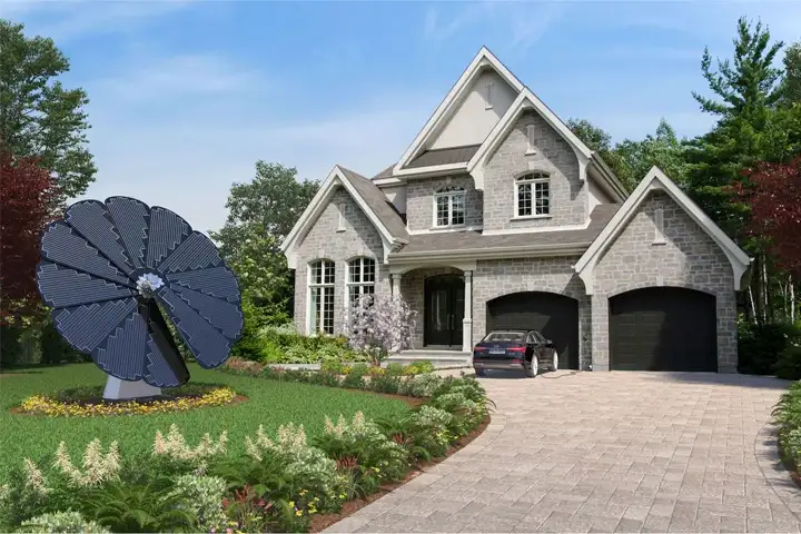 Image of smartflower implementation for residentials